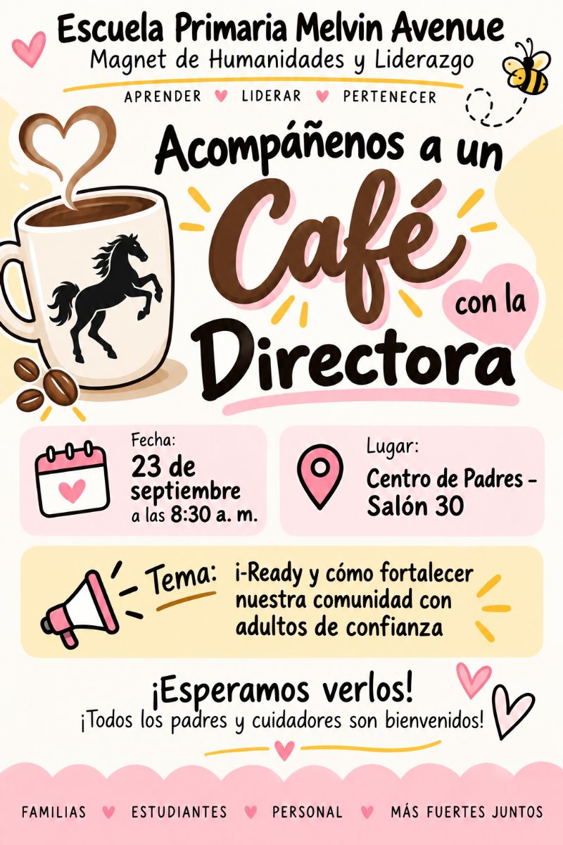 Cafe con la directora